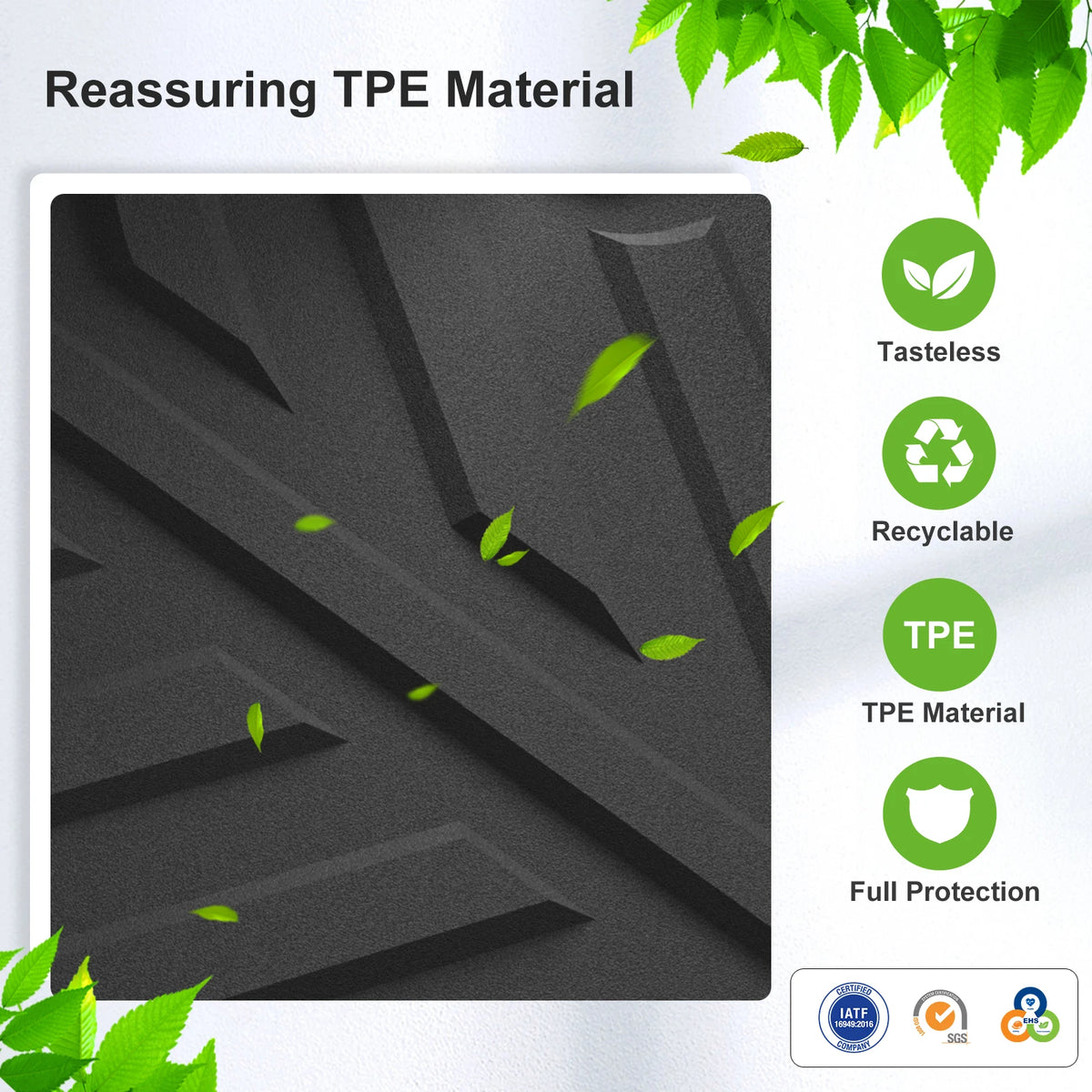 Chevrolet Bolt EV All-Weather TPE Floor Mats & Cargo Liner (2022–2023, not EUV)