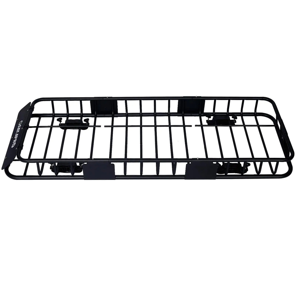 64" Black Steel Rooftop Cargo Carrier Basket