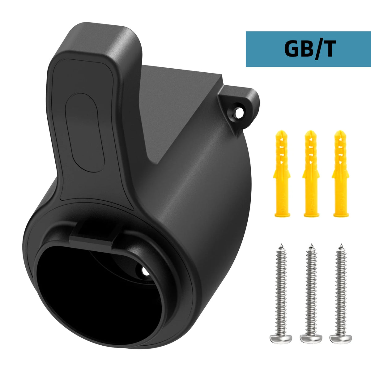 Wall-Mount EV Charger Plug Holder — NACS / J1772