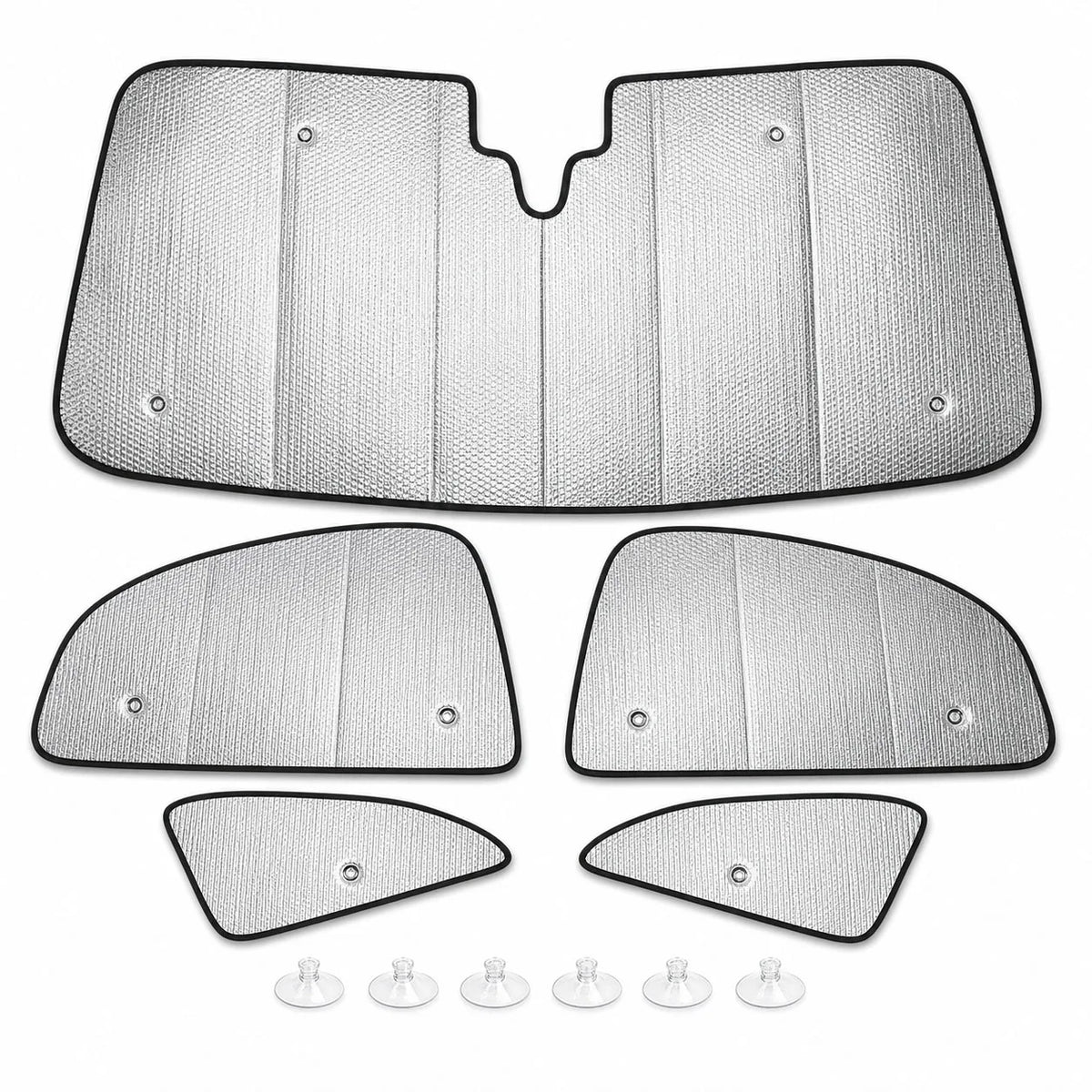 Rivian R1S Full Window Sunshade Set — UV & Privacy (2022–2026)