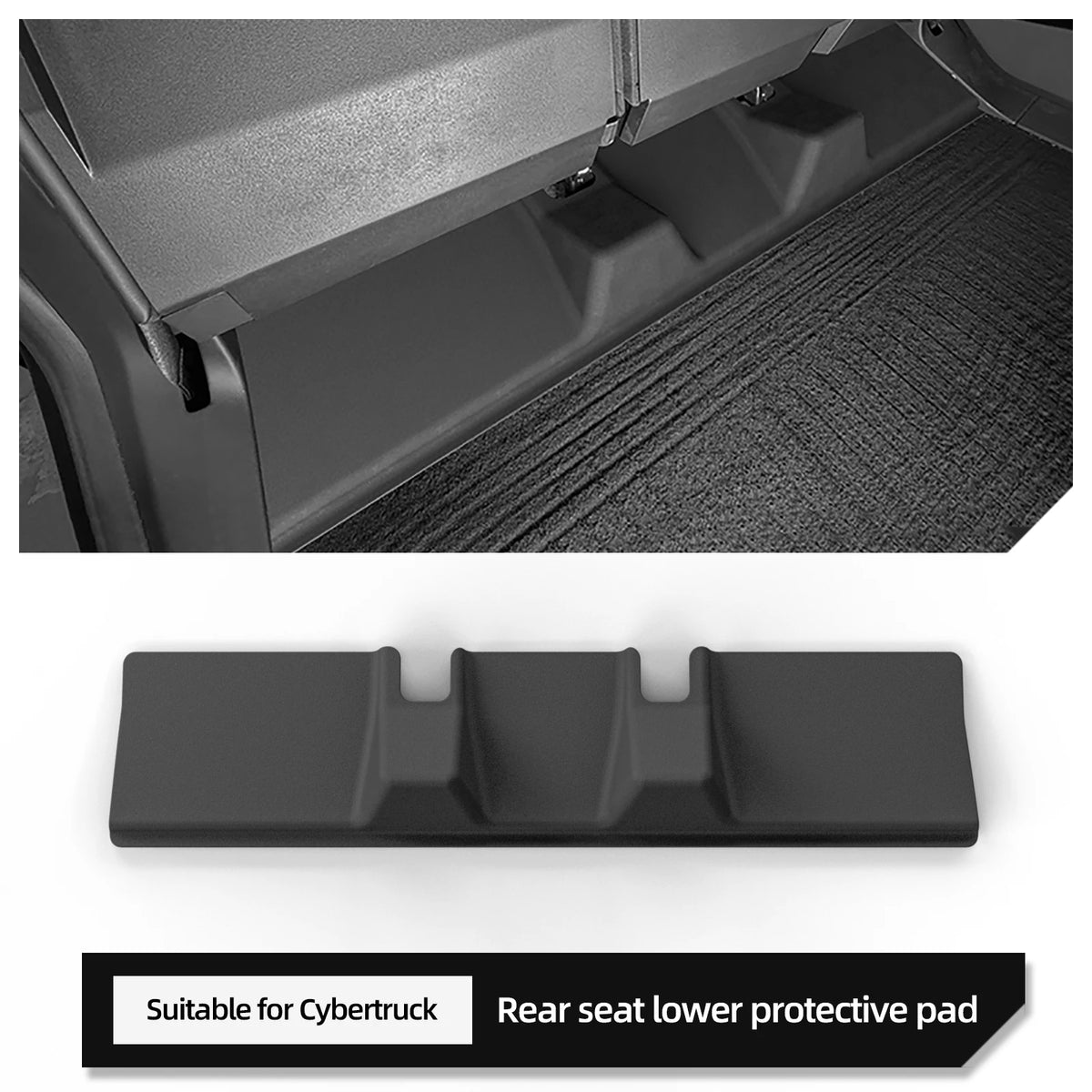 Cybertruck Rear Under-Seat Kick Protection Pad