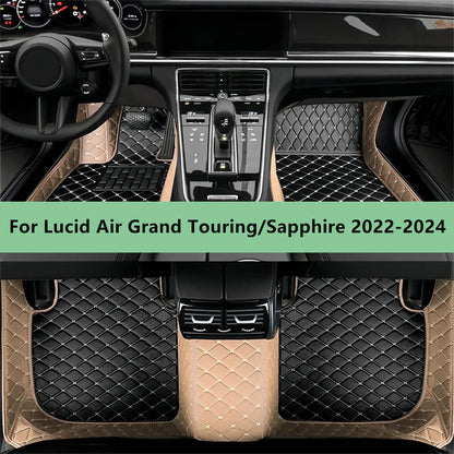 Lucid Air Custom-Fit Floor Mats — Grand Touring / Sapphire (2022–2024)