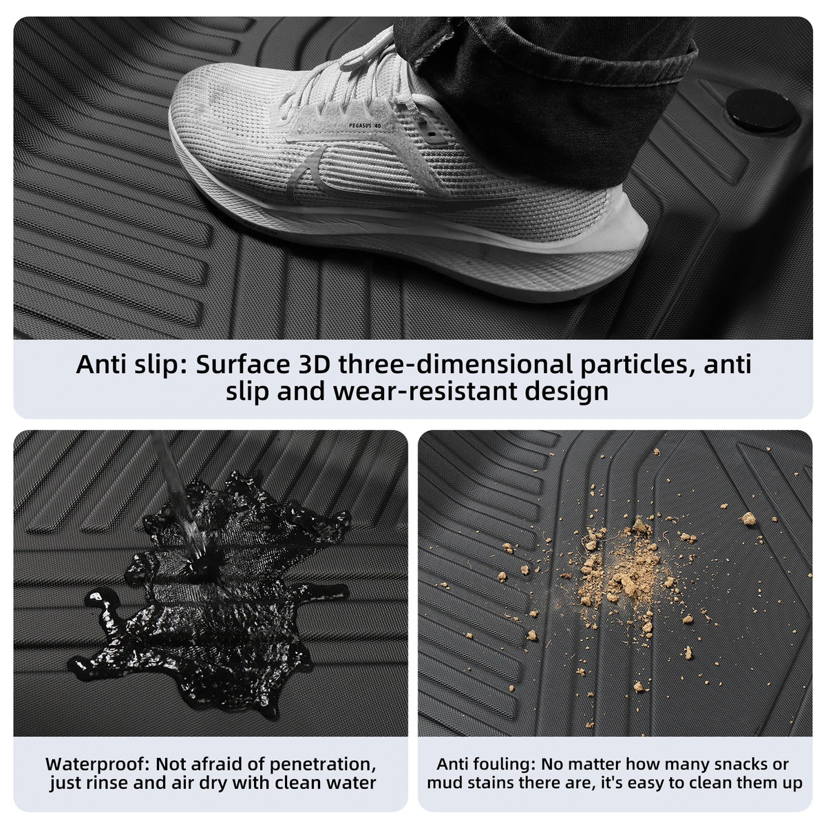 Chevrolet Bolt EV All-Weather TPE Floor Mats & Cargo Liner (2022–2023, not EUV)