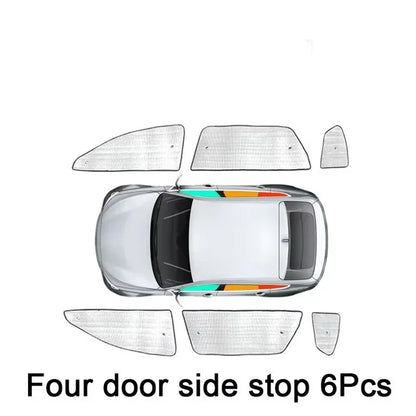 Rivian R1S Full Window Sunshade Set — UV & Privacy (2022–2026)