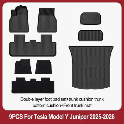 Tesla Model Y Juniper TPE Floor Mats & Cargo Liner (2025+)
