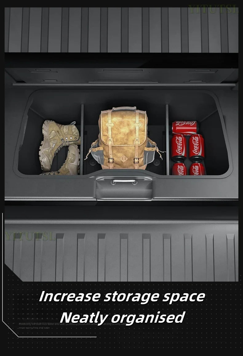 Cybertruck Rear Vault Storage Partition