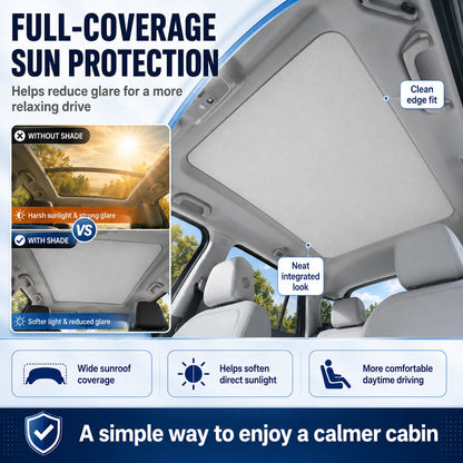 Ford Mustang Mach-E Glass Roof Sunshade — UV & Heat Blocking