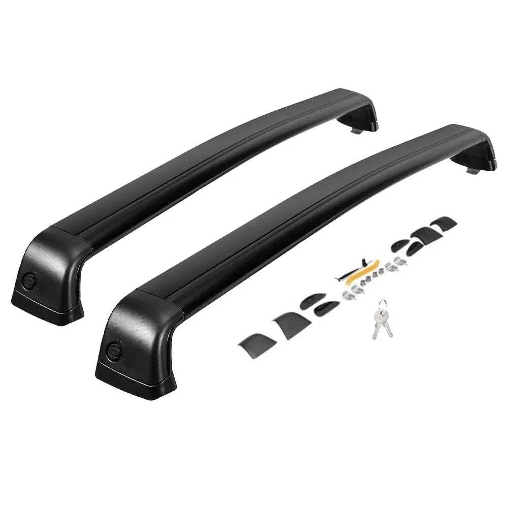 Lockable Aluminum Roof Rack Crossbars — Tesla Model Y (2020–2025 incl. Juniper)