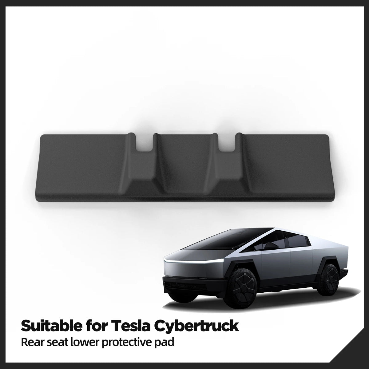 Cybertruck Rear Under-Seat Kick Protection Pad