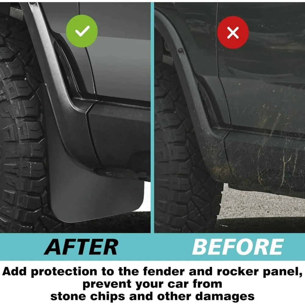 Rivian R1T / R1S No-Drill Mud Flaps (2022–2026)