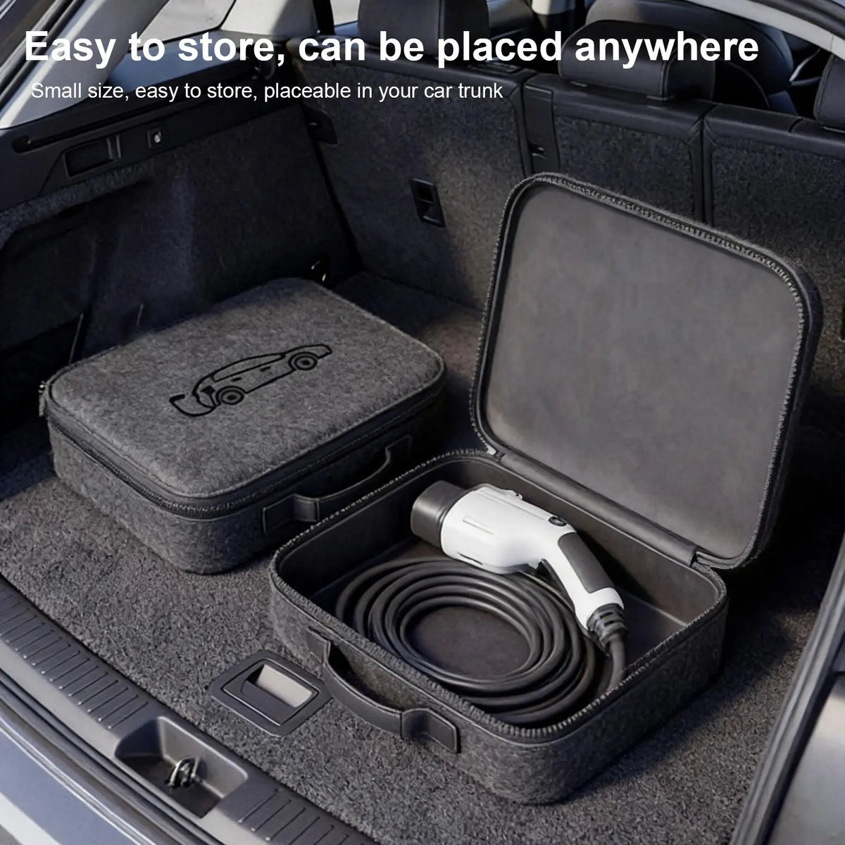 Felt EV Charging Cable Storage Case