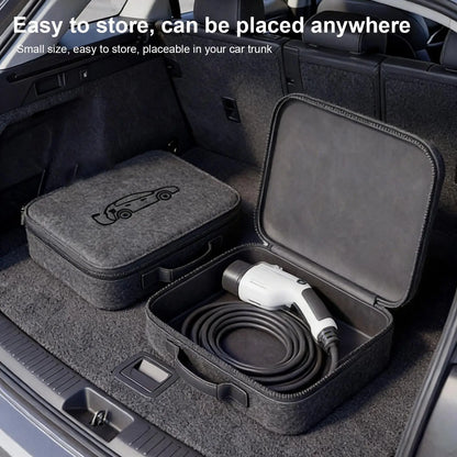 Felt EV Charging Cable Storage Case