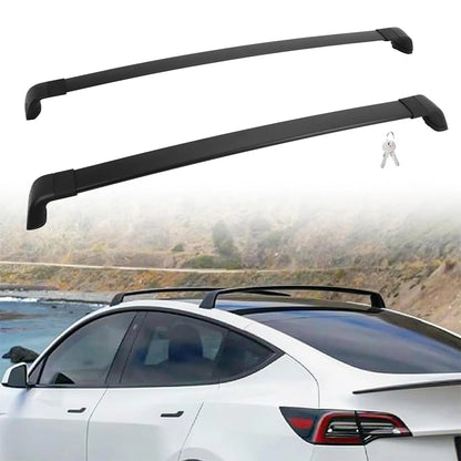 Lockable Aluminum Roof Rack Crossbars — Tesla Model Y (2020–2025 incl. Juniper)