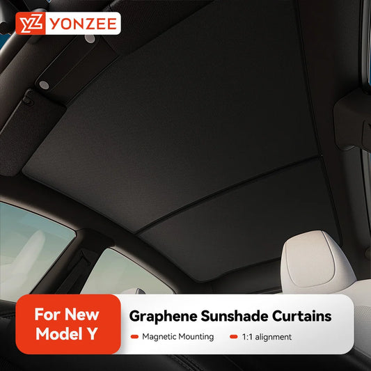 Glass Roof Sunshade — Tesla Model Y Juniper / Model 3 Highland (2024+)