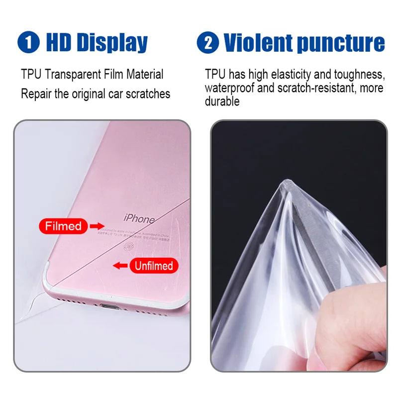 Lucid Air Center Console Protective Film — TPU (2022–2024)