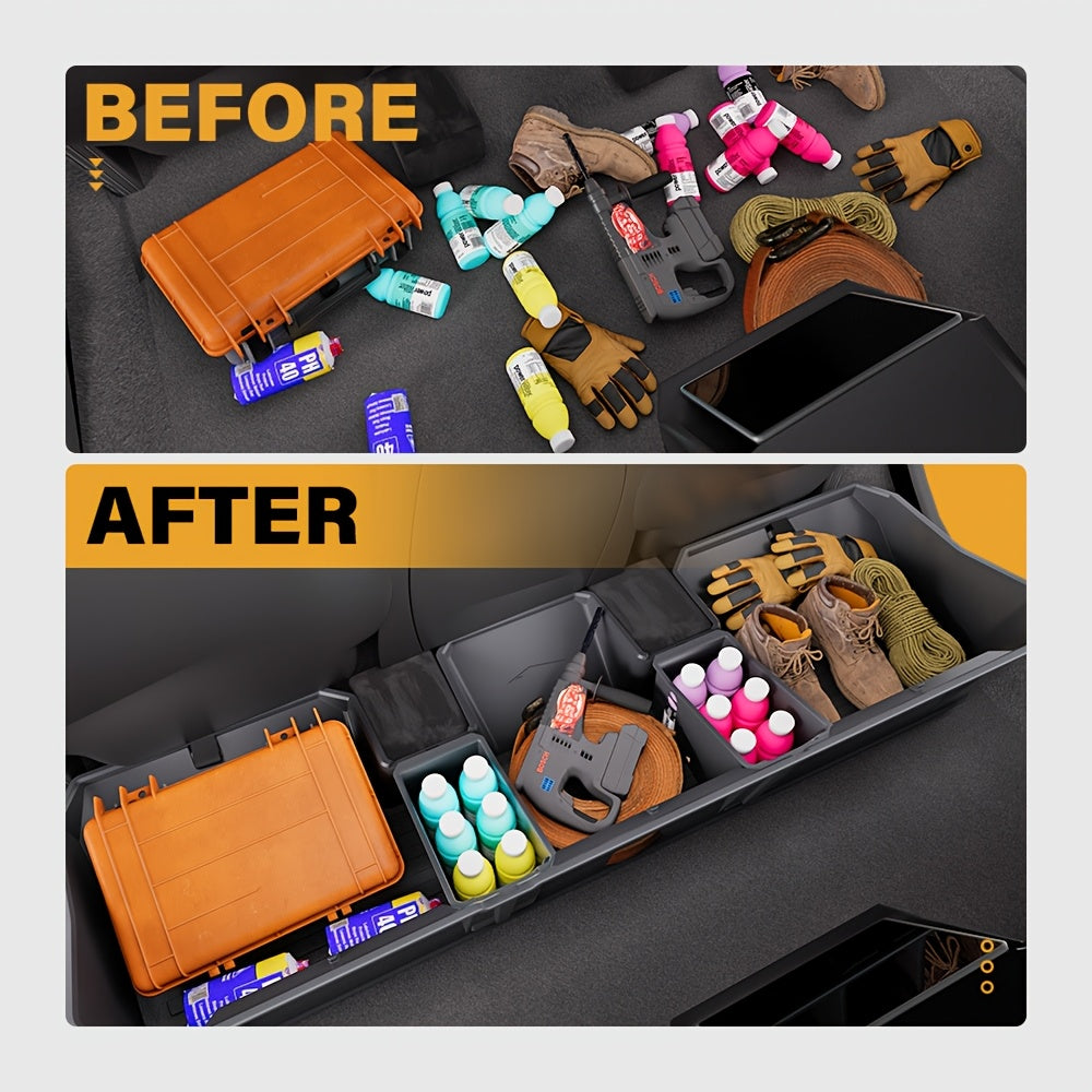 Cybertruck Rear Under-Seat Storage Bin
