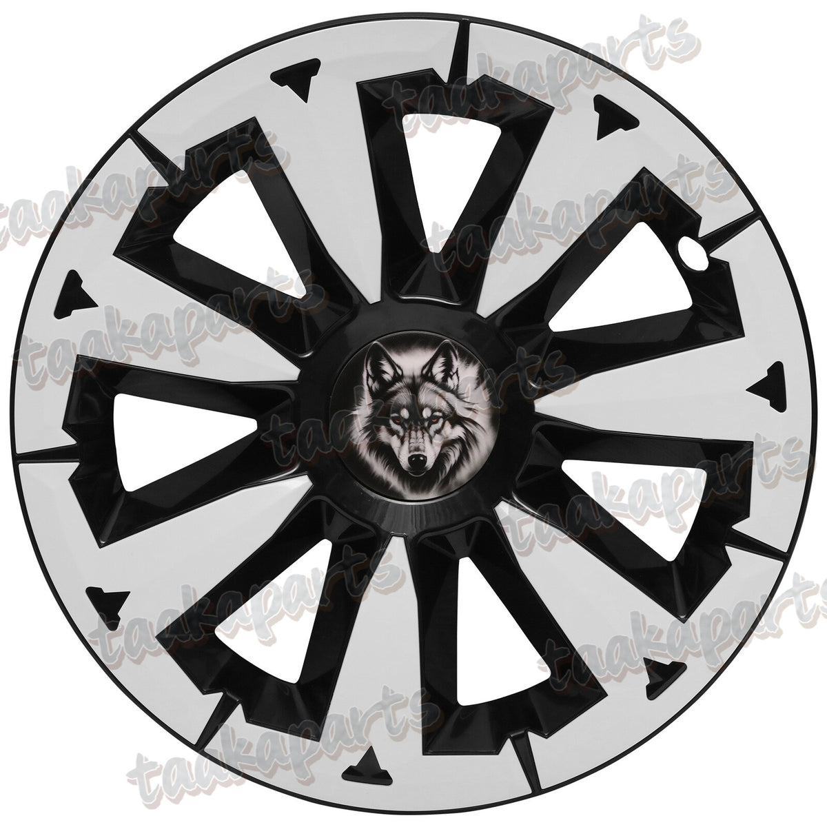 19" Blade-Style Wheel Covers — White, Tesla Model Y (2020–2024)