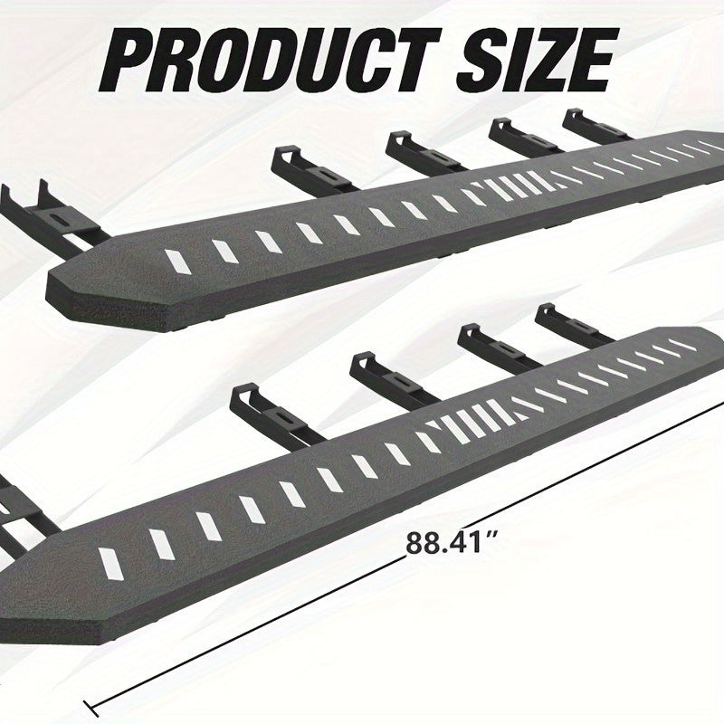 Cybertruck Running Boards — Heavy-Duty Steel Side Steps