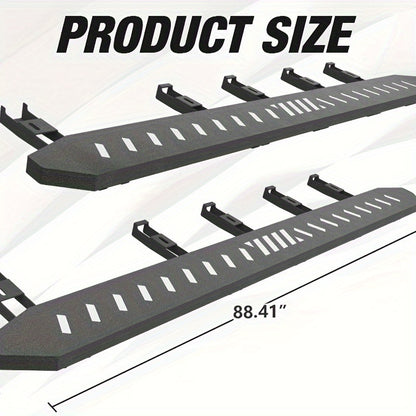 Cybertruck Running Boards — Heavy-Duty Steel Side Steps