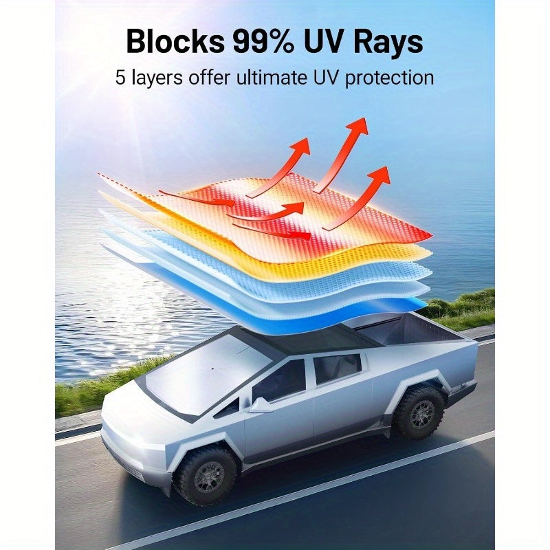 Cybertruck Windshield & Roof Umbrella Sunshade Set