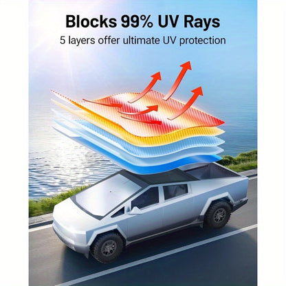 Cybertruck Windshield & Roof Umbrella Sunshade Set