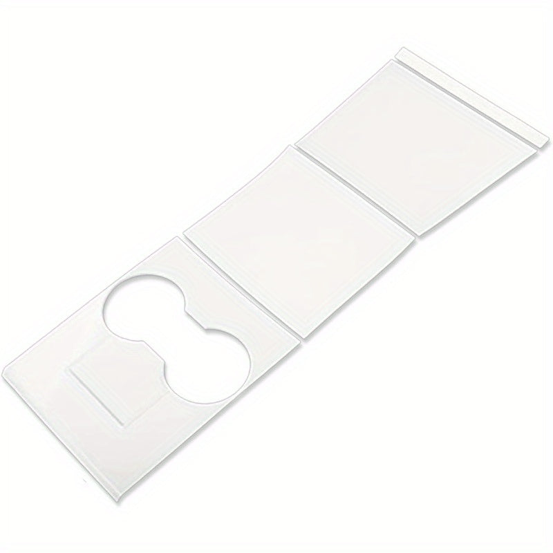 Center Console Wrap Kit — Piano White, Tesla Model 3 / Y (2017–2020)