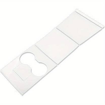 Center Console Wrap Kit — Piano White, Tesla Model 3 / Y (2017–2020)