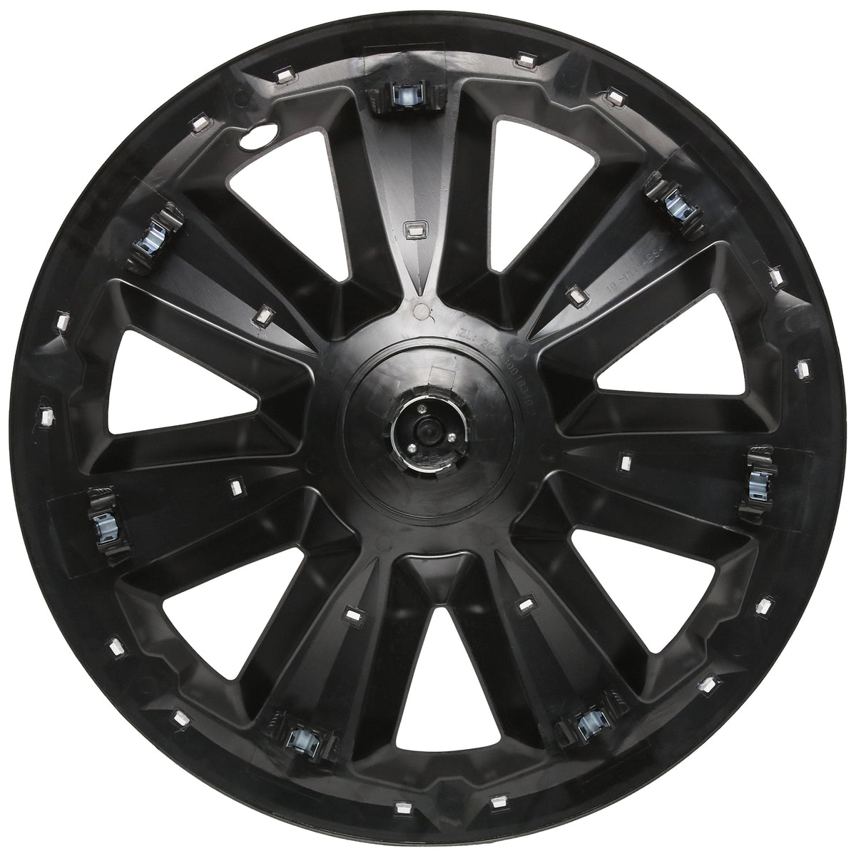 19" Blade-Style Wheel Covers — White, Tesla Model Y (2020–2024)