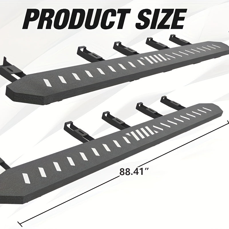 YZONA Cybertruck Running Boards — Heavy-Duty Steel