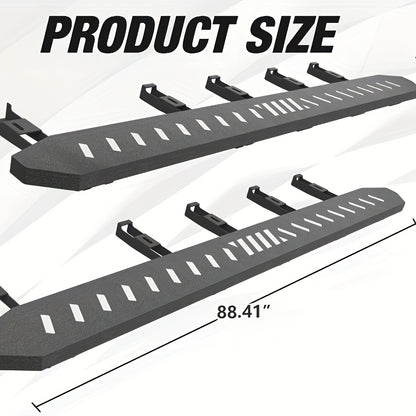 YZONA Cybertruck Running Boards — Heavy-Duty Steel