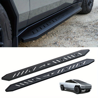 Cybertruck No-Drill Nerf Bars — 550 lb Rated