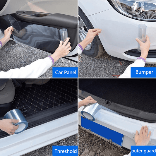 Car Light Beige Protective Film Anti-Scratch Waterproof Transparent Baking-Free Anti-Scratch Car Screen Protector Rhino Stickers