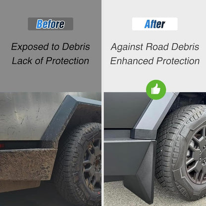 Nilight Cybertruck Fender Flares — No-Drill Front & Rear Set