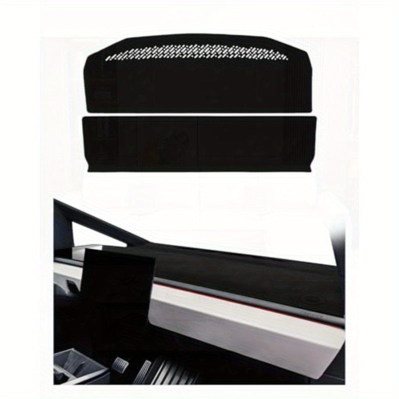 Cybertruck Dashboard Cover — Non-Slip Carpet Dash Mat (2024–2026)
